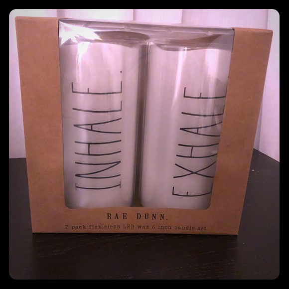 Rae Dunn flameless candles